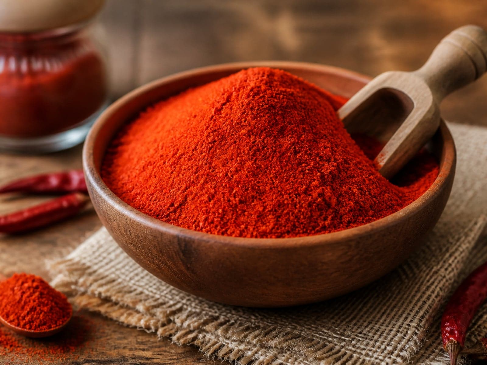 Red chilli powder prepared for spice wholesale